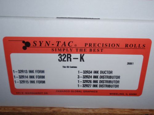 Syntac roller kit 18 soft ink rollers 3302/9985/9995 for sale