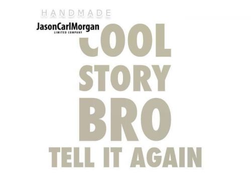 JCM® Iron On Applique Decal, Cool Story Bro Silver
