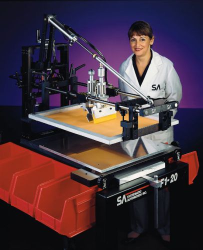 Semi-Automatic Screen Printer for Glassware