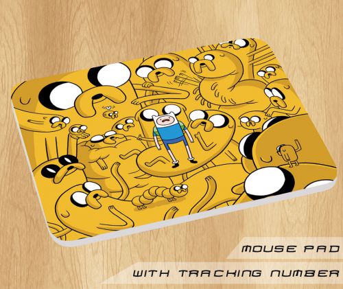 Finn And Jake Adventure Time Anime Cartoon Mouse Pad Mat Mousepad Hot Gift Game