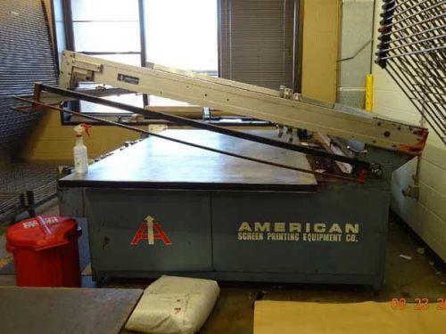 American large format screen printing machine for sale