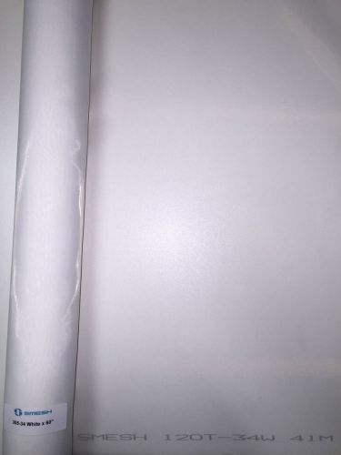 3 yards 305 mesh x 60&#034; width - white precision printing fabric (smesh) for sale