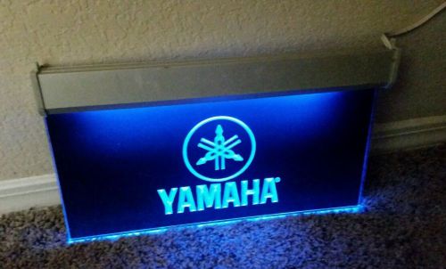 Yamaha Sign Illuminated Advertising Dealer Unusual
