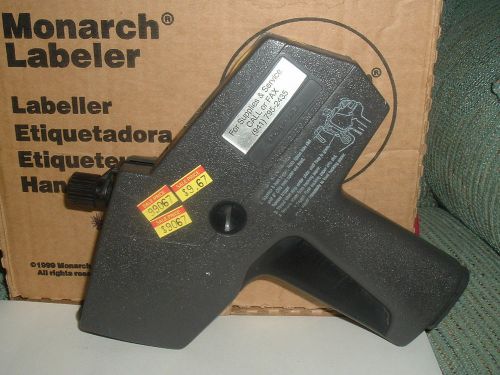 MONARCH PAXAR AVERY 1 LINE PRICING GUN W/LABELS