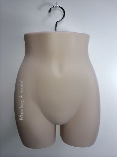 Nude Mannequin Female Women Torso Half Dress Form Display Hanging Bottom Pantie