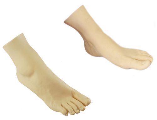 One Pair Female Right Left Vivid Foot Mannequin Jewerly Display Model Art Sketch
