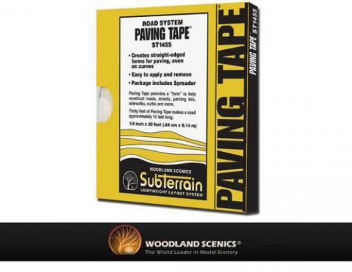 Woodland Scenics ST1455 Paving Tape™ Roll .25in x 30ft