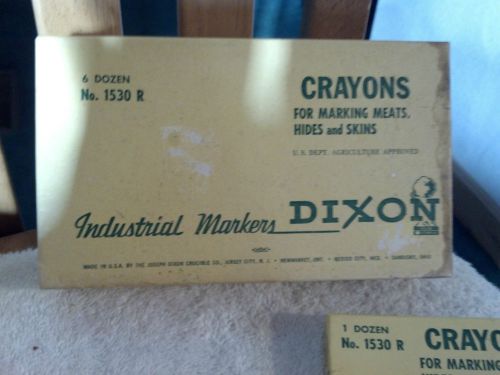 Dixon Crayons For Marking Meats, Hides and Skins