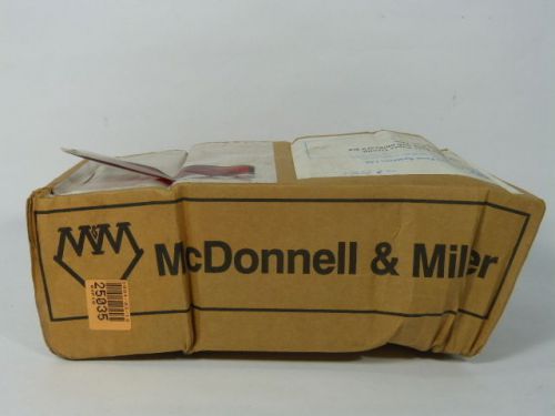 McDonnell &amp; Miller AF1-S Stainless Steel Flow Switch ! NEW !