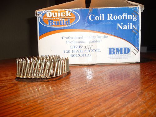 Roofing nails, 1&#034; 21 coils
