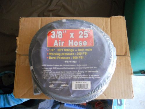 harbor freight Air Hose - 25 Ft x 3/8&#034;  #42184 1/4 NPT both male