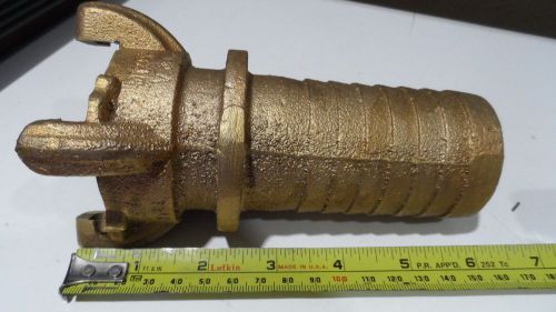2&#034; Dixon AB26 Air King Brass 4 Lug Barbed Hose End Quick Coupling Air Fitting