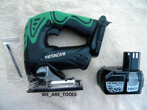 Hitachi hxp cj18dl 18v cordless jig saw, w/blade, ebm1830 battery 18 volt jigsaw for sale