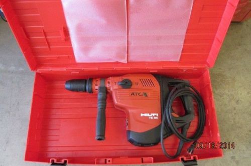 Hilti te 80-atc-avr combihammer - performance package 115v/ac mint (300) for sale