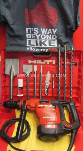 HILTI TE 76-P HAMMER DRILL,PREOWNED,EXCELLENT COND,FREE BITS &amp; CHISELS,FAST SHIP
