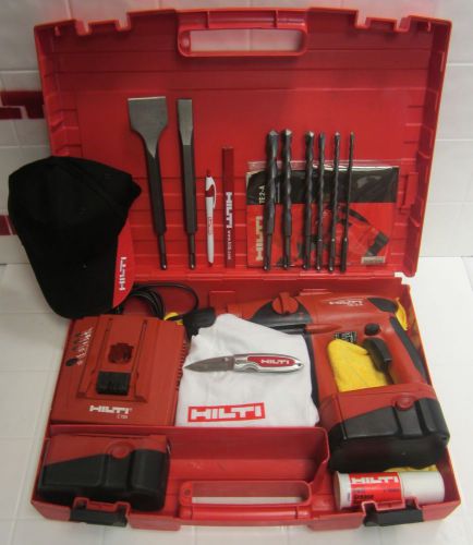 HILTI TE 2-A HAMMER DRILL, PREOWNED, ORIGINAL,FREE EXTRAS, STRONG, FAST SHIPPING