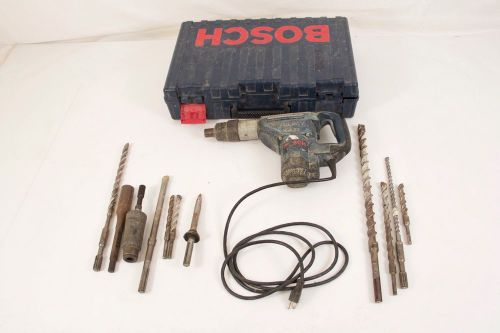 Bosch 11247 rotohammer 1-9/16&#034; spline combination hammer w/ lots of extras for sale