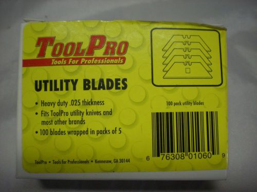 Tool Pro  Drywall Taping Finishing Utility Blades 100 Pack