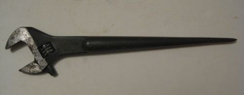 KLEIN TOOLS IRONWORKERS ADJUSTADLE 3239 R1 SPUD WRENCH ~ SMOOTH ACTION ~ U.S.A.