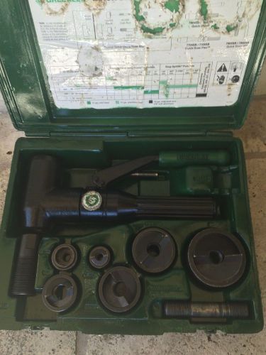 Greenlee 7906sb quick draw 90 hydraulic punch driver kit 1/2&#034; - 2&#034; for sale