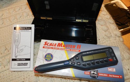 SCALE MASTER II MODEL 6130 V3.0 W/CASE &amp; USERS GUIDE GOOD WORKING CONDITION