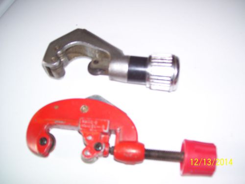 Two tubing cutters
