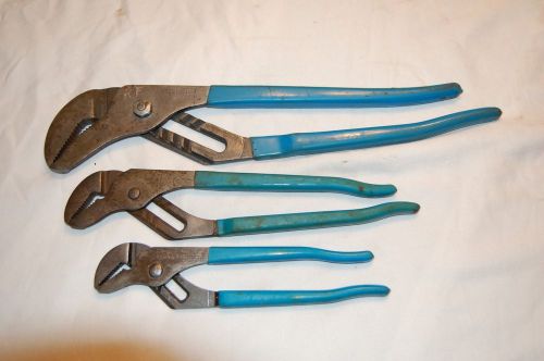 Assortment of Channel-Lock Adjustable Pliers 420, 440 &amp; 460
