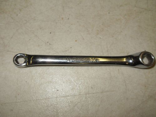 Snap on 1/4 5/16 double box end offset wrench xs-810-s for sale
