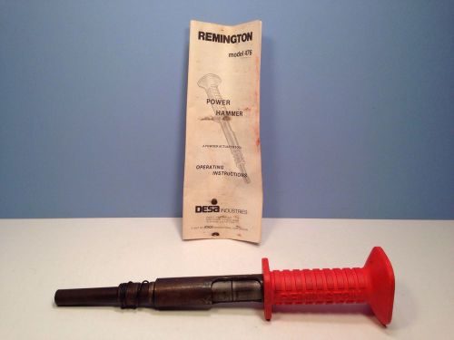 Remington Power Hammer Model # 476 with instructions