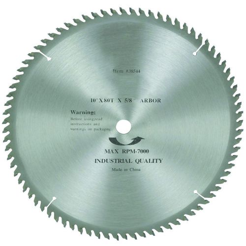 10 in., 80 tooth carbide tipped circular saw blade for sale