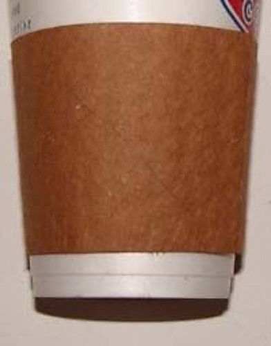 Dopaco Brown Kraft Paper Cup Java Jacket Sleeve 1000 ct MPN 9511