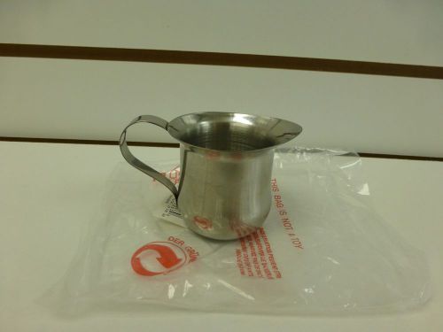 Box of12  3 oz. espresso brew pitcher milk creamer ss new for sale