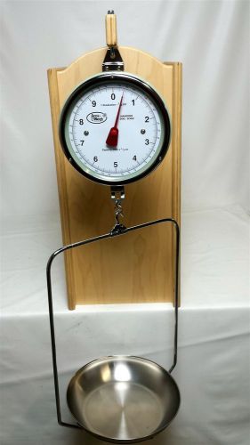 Accu-Weigh Hanging Produce Hardware Scale Wood Stand 20lb x 1/2 oz CO 139243