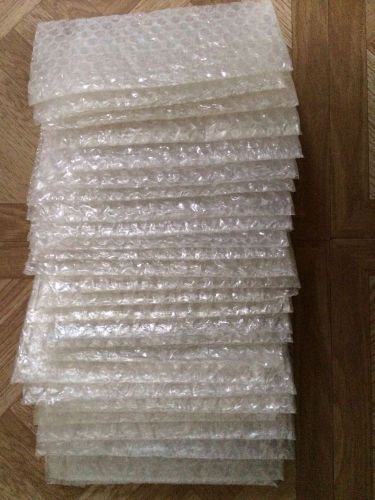 25 Piece Lot Reused Small 3.5 X 6.5 Bubble Wrap Bags Shipping