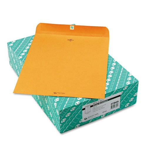 100 business envelopes 11.5x14.5 32lb kraft manila shipping catalog yellow clasp for sale