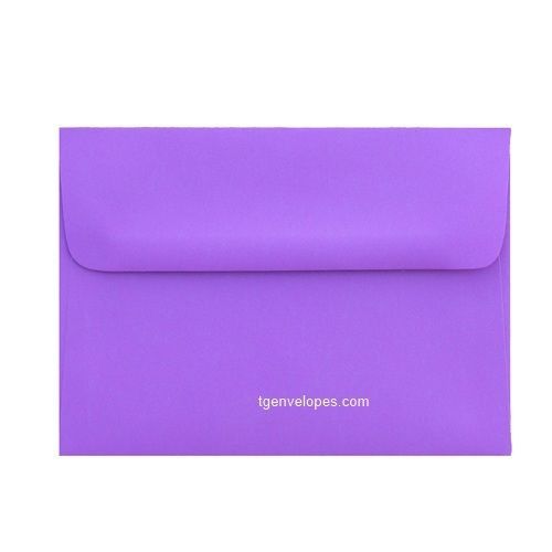 10 5x7 A7 A-7 Perfectly Purple Square-Flap Envelope