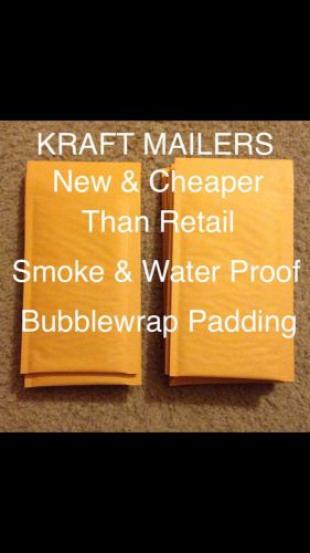 25 Kraft Brand Bubblewrap Mailers 4X7 Cheaper Than Retail Free Shipping