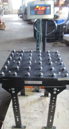 Pennsylvania 150lb ball transfer table(24 x 24) w/ doran 4300 for sale