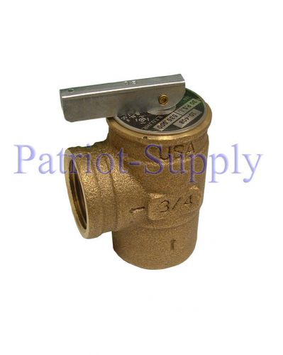 Conbraco 10-408-05 3/4&#034; 30 psi boiler relief valve fxf for sale