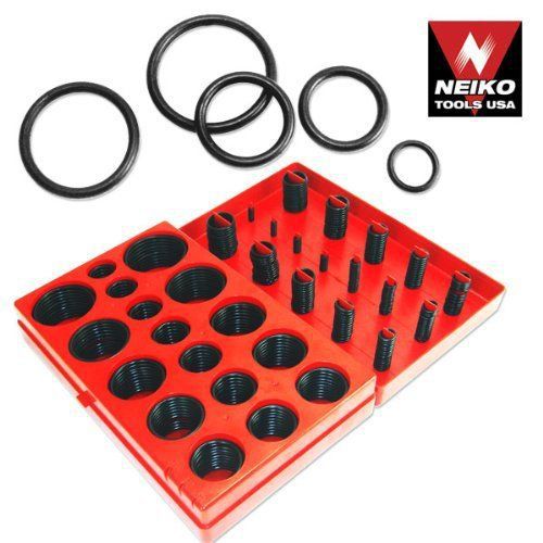 NEW 407 Piece Rubber O-Ring Assortment Kit 32 SAE Sizes Plumbing Faucet Parts