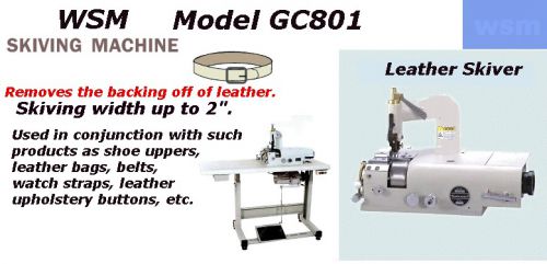Leather skiving machine with servo stand 110 v for sale
