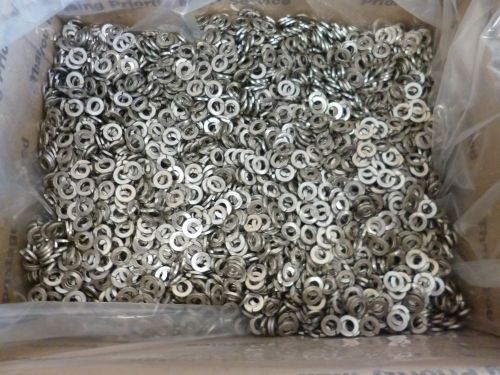 MILITARY SPEC 1/4&#034; SPLIT STAINLESS STEEL LOCK WASHERS 11,500pcs , 27 POUNDS