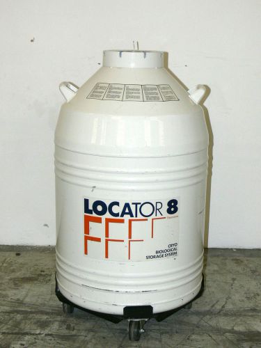 THERMO LOCATOR 8 Liquid Nitrogen Tank, Cryogenic Storage, Dewar Canister