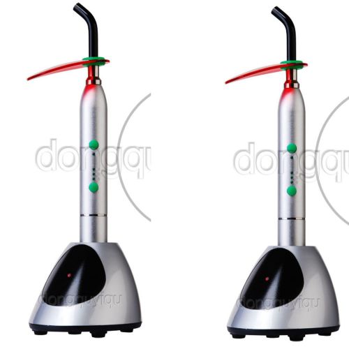 2x curing light dental cure lamp led wireless cordless orthodontics 2000mw d8 for sale
