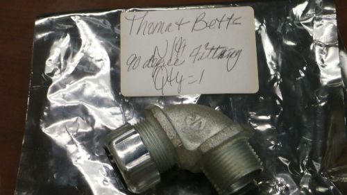 Thomas &amp; Betts 3/4&#034; New 90 Degree Liquid Tight Insulated Elbow Pipe Fitting