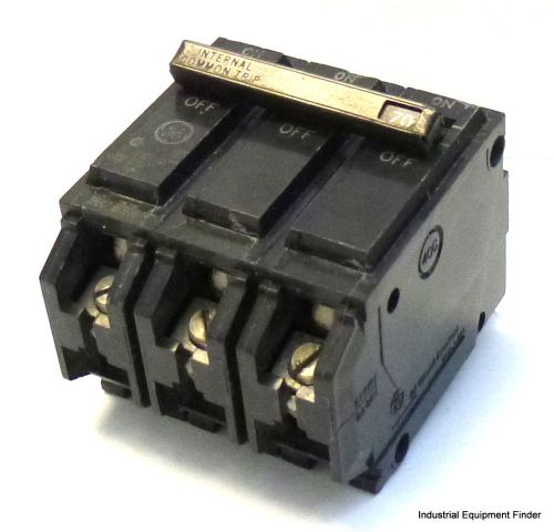 Ge ne-7386 70amp circuit breaker 3-pole 240vac for sale