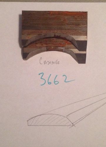 Lot 3662 Casing Moulding Weinig / WKW Corrugated Knives Shaper Moulder