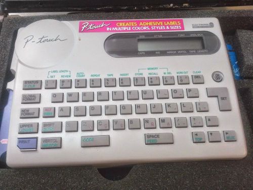 Brother P-Touch Model PT-20/25, Vintage WITH CASE!!