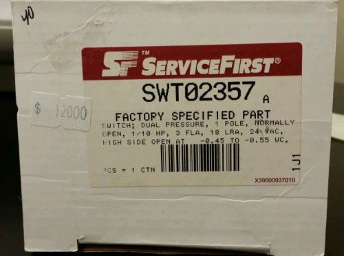 ServiceFirst dual pressure switch SWT02357