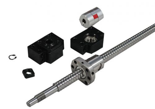 Ball screw RM 1605  L900mm with  ballnet+BK BF/12+1pcs of 6.35x10 coupler